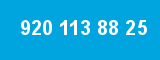 920 113 88 25
